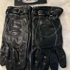 Harley-Davidson Black Leather Gloves